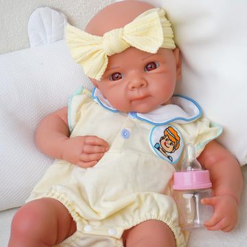 Kuiceo Silicone Reborn Baby Dolls-20.1 Inch Realistic Newborn Anatomically Correct Girl With Realistic Blood Vessels And Skin