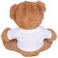 Teesandtankyou Custom Teddy Bear 8 Inch With Custom Text, Personalized Gift For Anniversary, Graduation, Christmas, Brown Stuffe
