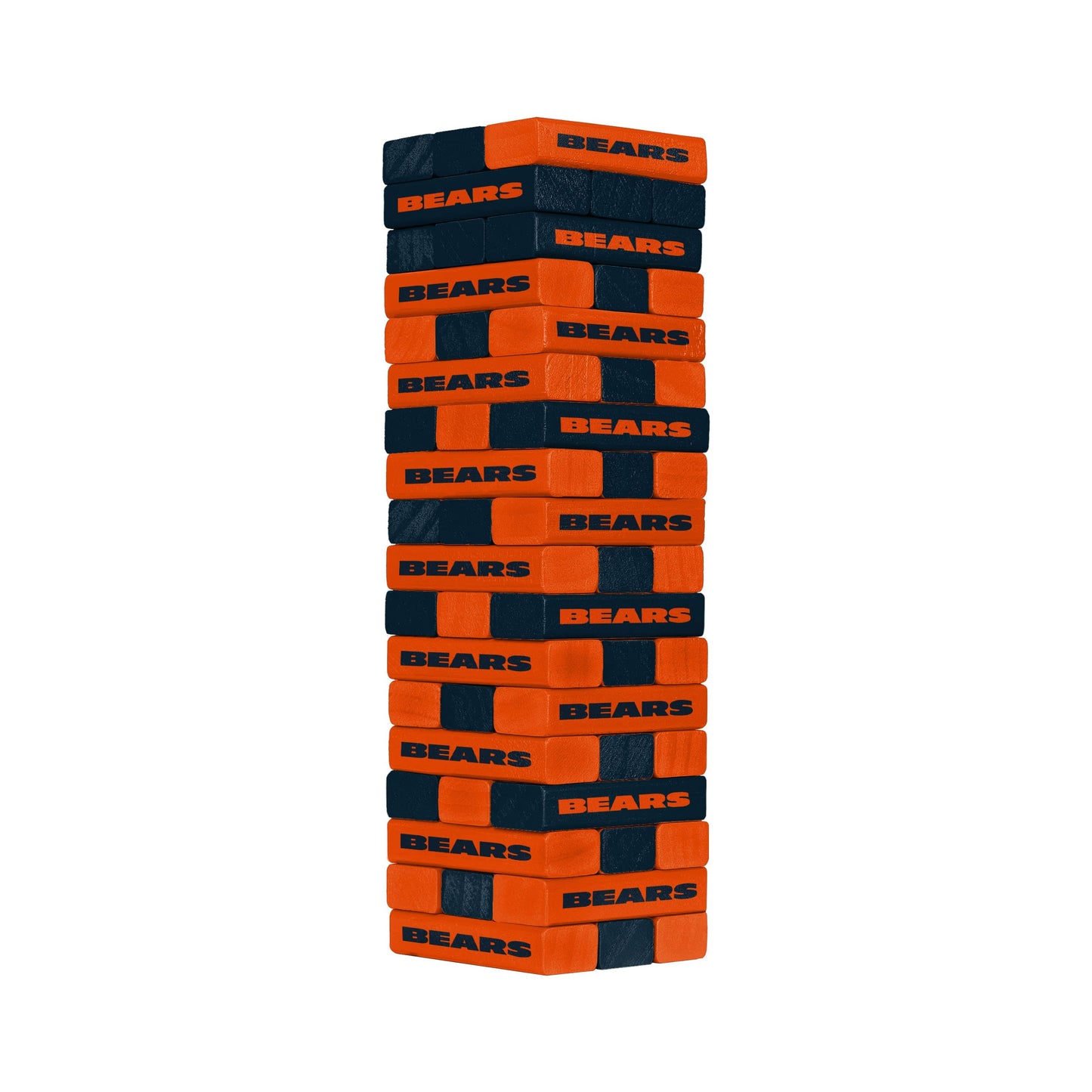 FOCO unisex mature-themed NFL Team Logo Stackable Blocks Game  Team Color  9-208 US