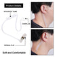 Sucrain Playing Cosplay Toy Black Sunglasses With Earpiece Earplugs Ring Bearer For Halloween Costume (12)