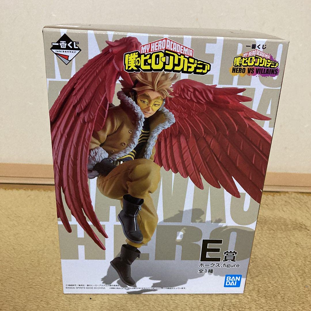 Banpresto Ichibankuji Heroaca Hero Vs Villains Priz E Hawks Pvc Figure 19Cm