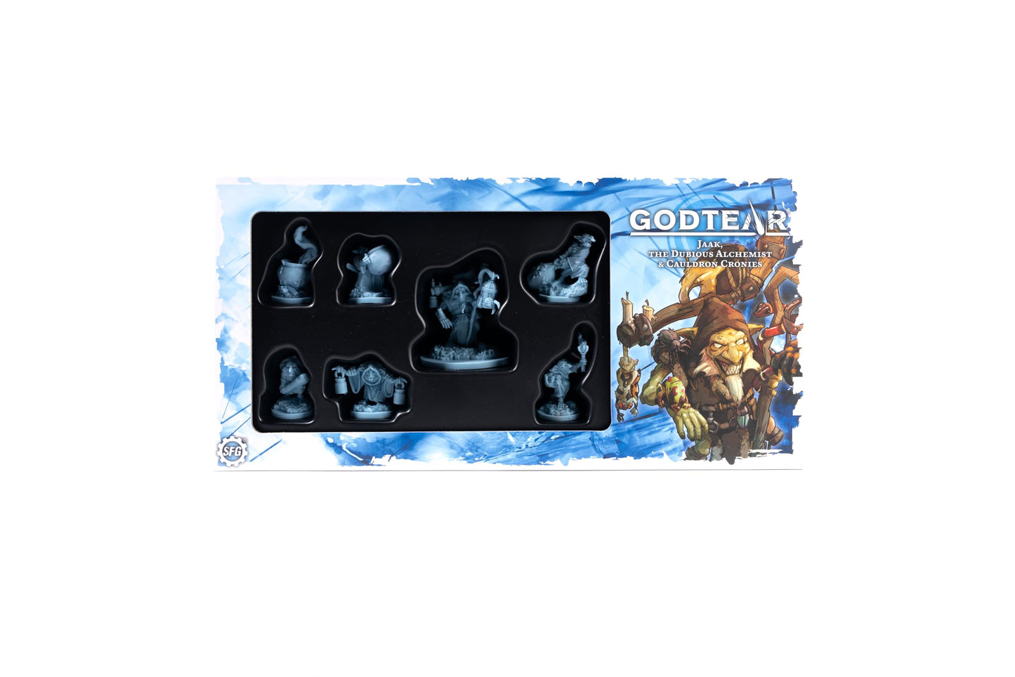 Godtear: Jaak, The Dubious Alchemist & Cauldron Cronies Guardians Champions Set