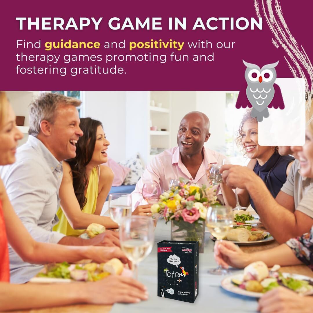 Totem The Feel Good Game, Self-Esteem Game For Team Building, School, Family Game Night | Counseling And Therapy Card Game For K