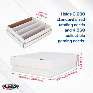 Bcw 10Ct Monster Box Trading Card Storage Box | Holds 3200 Card | Sports Card Storage Boxes, Trading Card Box, Card Storage Box