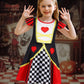 Eledobby The Queen Of Hearts Dresses For Girls Princess Costume Kids Halloween Outfits Birthday Party Cosplay Dress 5T 6X