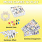ESSAJOY Double 12 Mexican Train Dominoes, 91 Tiles Dot Dominoes Games in Portable Case with 9 Trains Instruction Booklet Score P