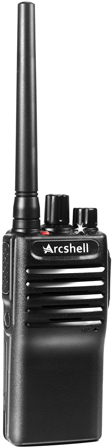 Arcshell Rechargeable Long Range Two-Way Radios With Earpiece 4 Pack Arcshell Ar-7 Walkie Talkies Li-Ion Battery And Charger Included
