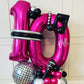 Hot Pink 10 Balloon Numbers,40 Inch 10Th Birthday Balloon Foil Mylar Number 10 Balloon Large Dark Pink Number Balloons For Birthday Party Anniversary Festival Decorations
