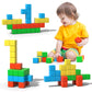 Asago Magnetic Blocks, 1.34 Inch Large Magnetic Building Blocks, 3D Magnetic Cubes For Toddlers, Preschool Educational Construction Kit, Sensory Montessori Toys Kids Blocks For Boys Girls Toddlers