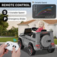 Anpabo Licensed Mercedes-Benz G63 Car For Kids, 12V Ride On Car W/Parent Remote Control, Low Battery Voice Prompt, Led Headlight, Music Player & Horn, Soft Start, Kids Electric Vehicle, Grey