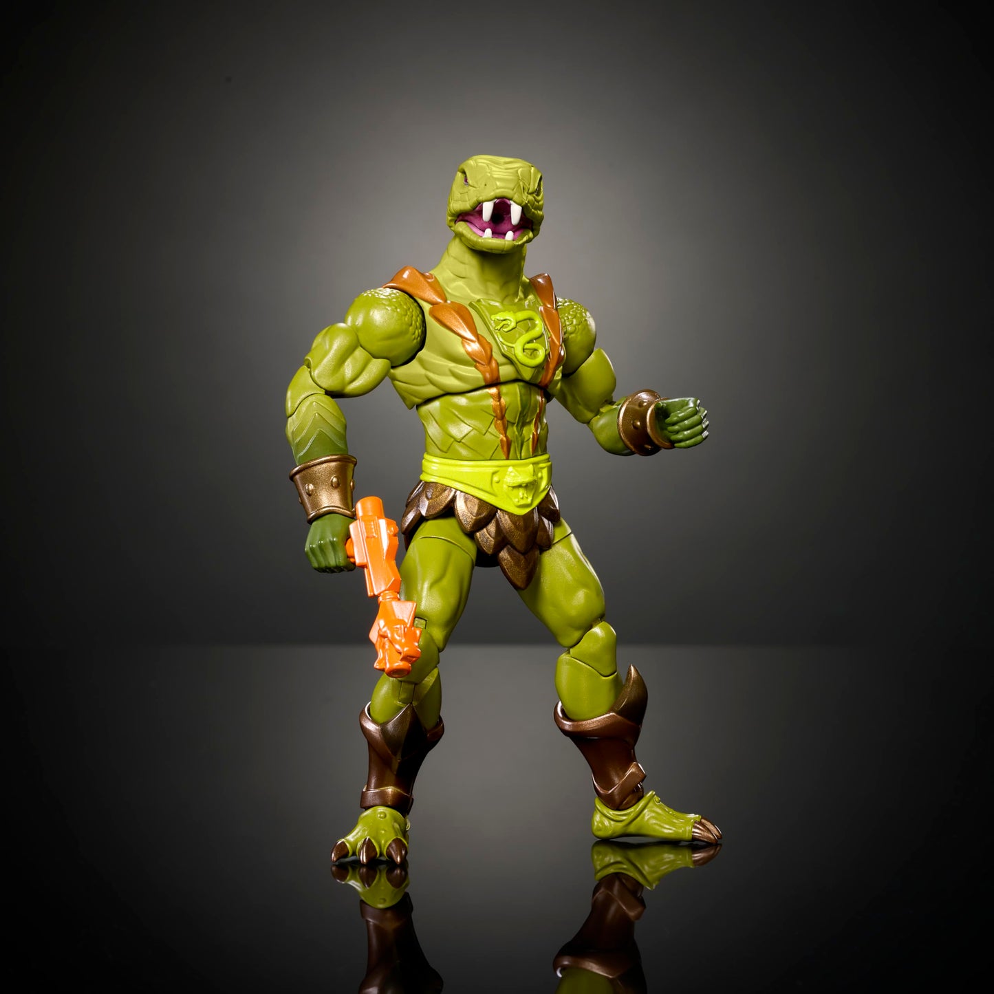 Masters of the Universe Masterverse Action Figure, New Eternia Kobra Khan, 7 Inch Motu Toy 30 Articulations, Camo Khan Alt Look
