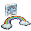 Plus Plus Puzzle By Number, 500 Piece Mini Interlocking Hashtag Color Blocks, 3D Pixel Art Kit For Kids - Rainbow