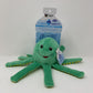 Spunky Pup Clean Earth Plush Octopus | Made From 100% Recycled Water Bottles | Small,Brown,7258