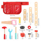 WORKPRO Wooden Building Toy Tools Set, 43 Pcs Building Toy Set Creative&Educational Construction Toy, Great Gift for Toddlers 3+
