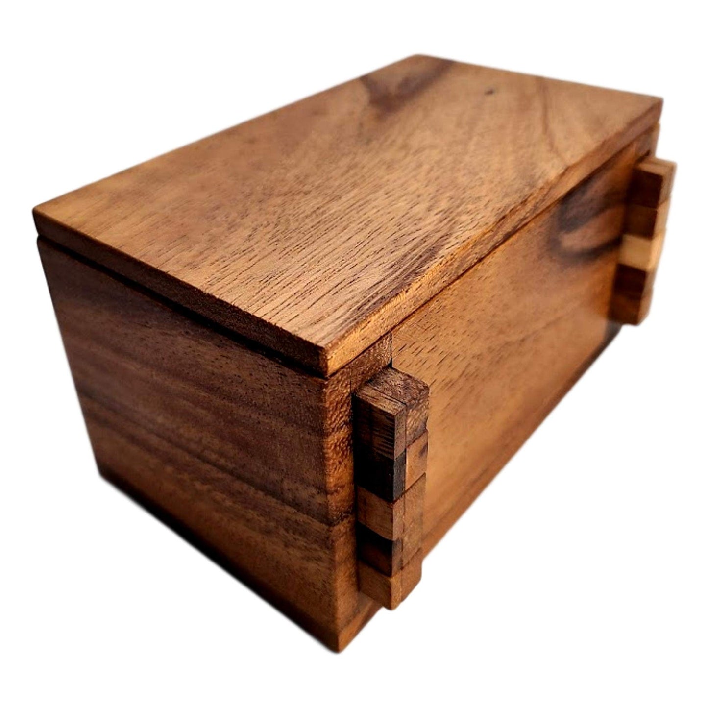 Creative Crafthouse Secret Lock Box - Wood Puzzle Gift Card Holder, Dark Brown, Model: SecretLockBox