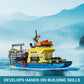 Mould King Ocean Explorer Ship Building Kits  City Boat Model  House Decor for Boys to Play  Block Set Compatible with Most Brands  Gift for 8 10 12 Years Old Kids and mature-themed 10134 (380 Pcs)