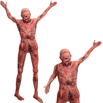 Halloween Bloody Full Body - 4.8Ft Latex Skinned Hanging Corpse Torso Props For Haunted House Zombie Halloween Party Decoration(1Piece)