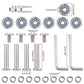 Ocgig 50X18Mm Set Of 4 Luggage Suitcase Replacement Wheels Repair Axles Repair Kit
