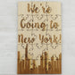 We'Re Going To New York - 15 Piece Basswood Jigsaw Puzzle, Surprise Vacation Ny Trip Reveal