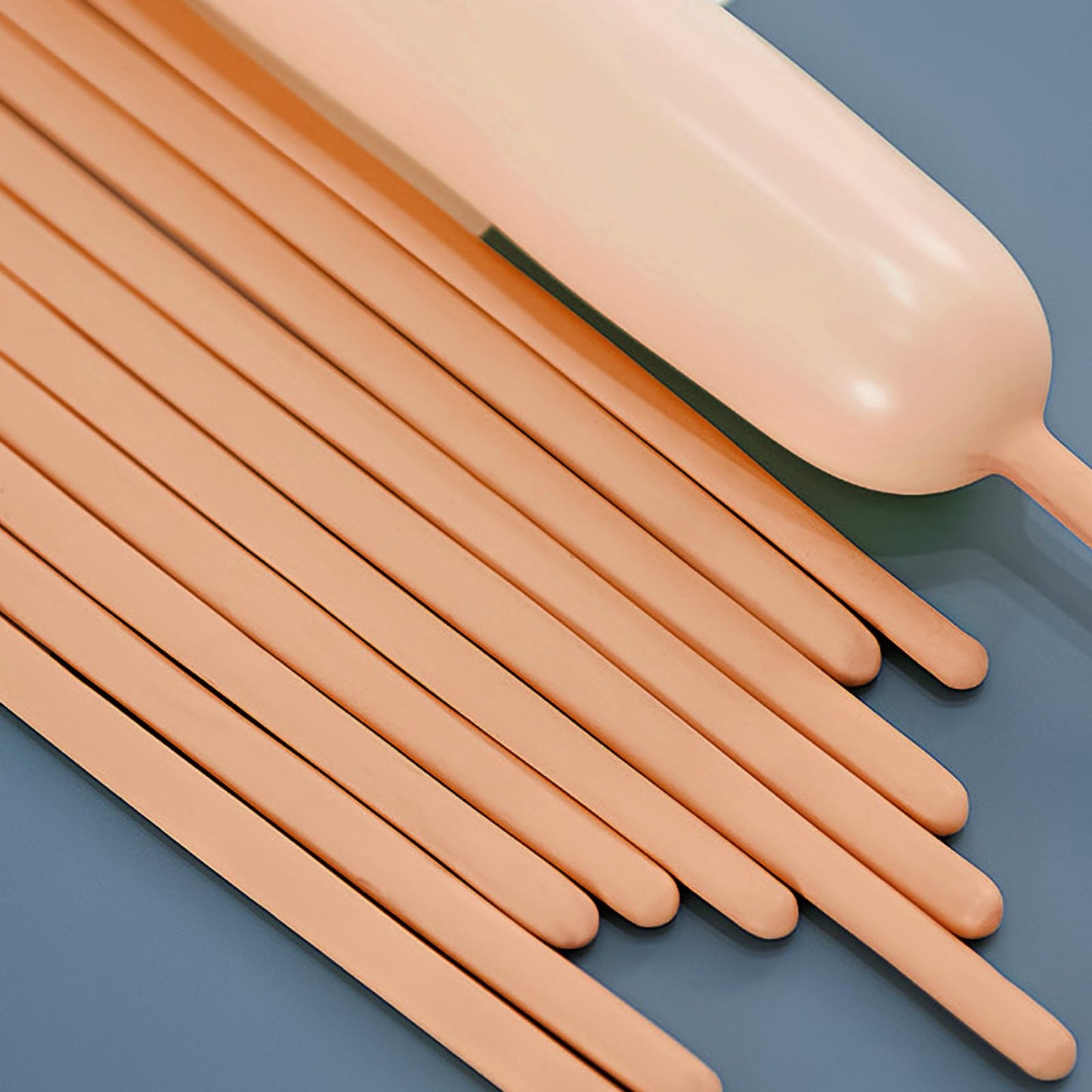260 Balloons Retro Apricot, Thickened 100 Pack Long Balloons Twisting Skinny Magic Balloons For Balloon Arch Animals Clown Kids
