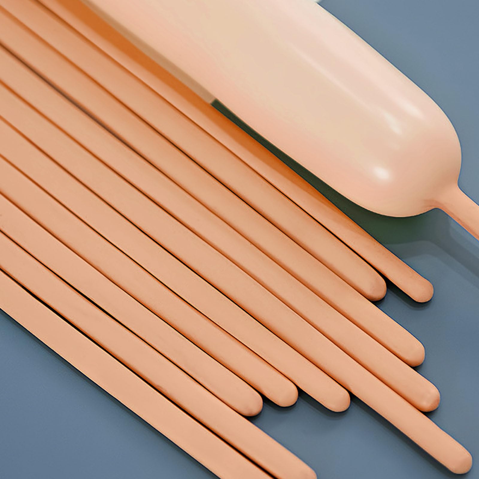260 Balloons Retro Apricot, Thickened 100 Pack Long Balloons Twisting Skinny Magic Balloons For Balloon Arch Animals Clown Kids