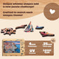 Buffalo Games - Cinque Terre Wood Puzzle - Whimsy Cut Jigsaw Pieces - 500 Piece Jigsaw Puzzle