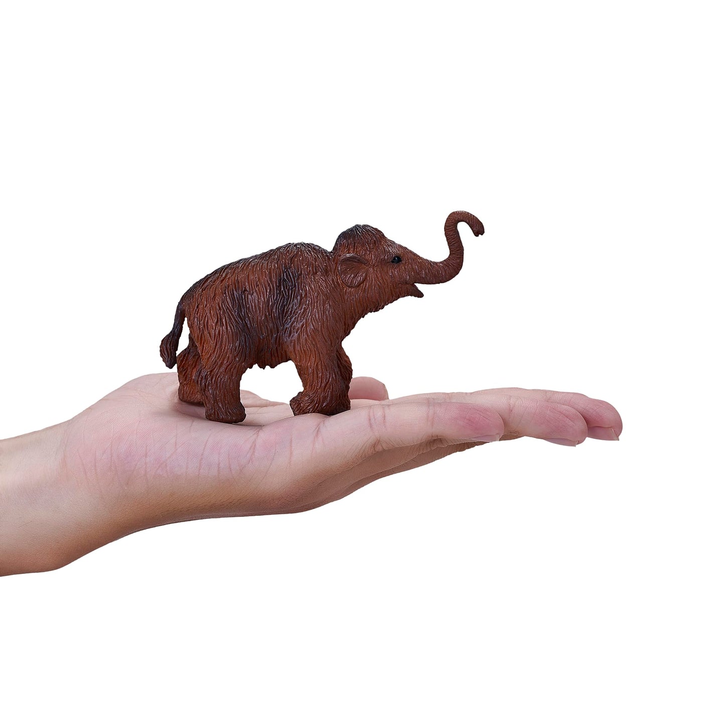 Mojo Woolly Mammoth Calf Realistic Prehistoric Extinct Animal Collection Hand Painted Toy Figurine