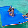 Strpretty Basic Floating Water Mat, 11X5 Ft Water Floating Pad With Rolled Pillow For Lake Ocean Beach, 3 Layers Foam Lily Pad F