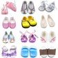 Sotogo 12 Pairs Of 18 Inch Doll Shoes Fits For American 18 Inch Doll Include Sandals Leather Shoes Ballet Shoes