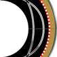 Scalextric C8510 Track Extension Pack - 2X Racing Curves Borders- Barriers, Large, Multi-Colored
