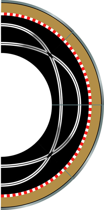 Scalextric C8510 Track Extension Pack - 2X Racing Curves Borders- Barriers, Large, Multi-Colored
