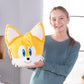 Club Mocchi-Mocchi Sonic Plush - Tails 15 Inch Stuffed Animal - Multi Color Polyester Collectible Toy - Model T12803