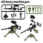 MaozyHomie Toy  Accessories  Pack Military U.S 5 Types Heavy Weaponry Toys Military Equipment Battle Blocks Bricks Compatible with Major Brand  3 Years Old and up