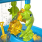 TEMI Kids Sand Water Table , 3-Tier Sand Table and Rain Showers Splash Pond Water Table Toys, Activity Sensory Play Table Beach