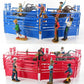 Newray Western Riders Bull Ring Rodeo Action Figure Playset (Either Blue Or Red)