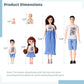 Pregnant Doll Have A Baby In Her Tummy Family Dolls Set Of 7 People With Dog Included Dad Pregnant Mom 2 Kids 3 Baby And Infant