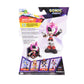 Sonic Prime 5" Articulated Action Figure - Rusty Rose Yoke City, Pink, Model 414204, Plastic Material
