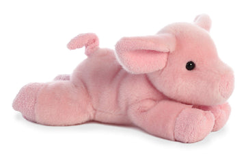 Aurora® Mini Flopsie™ Pickles Piglet™ Stuffed Animal, Pink, 8 Inches, Polyester, Model 31760