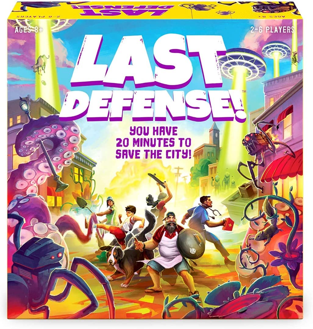 Funko Games Funko Board Signature Last Defense Game - Light Strategy Board Game For Children & Adults (Ages 10+) - 2-4 Players -