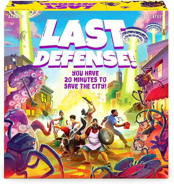 Funko Games Funko Board Signature Last Defense Game - Light Strategy Board Game For Children & Adults (Ages 10+) - 2-4 Players -