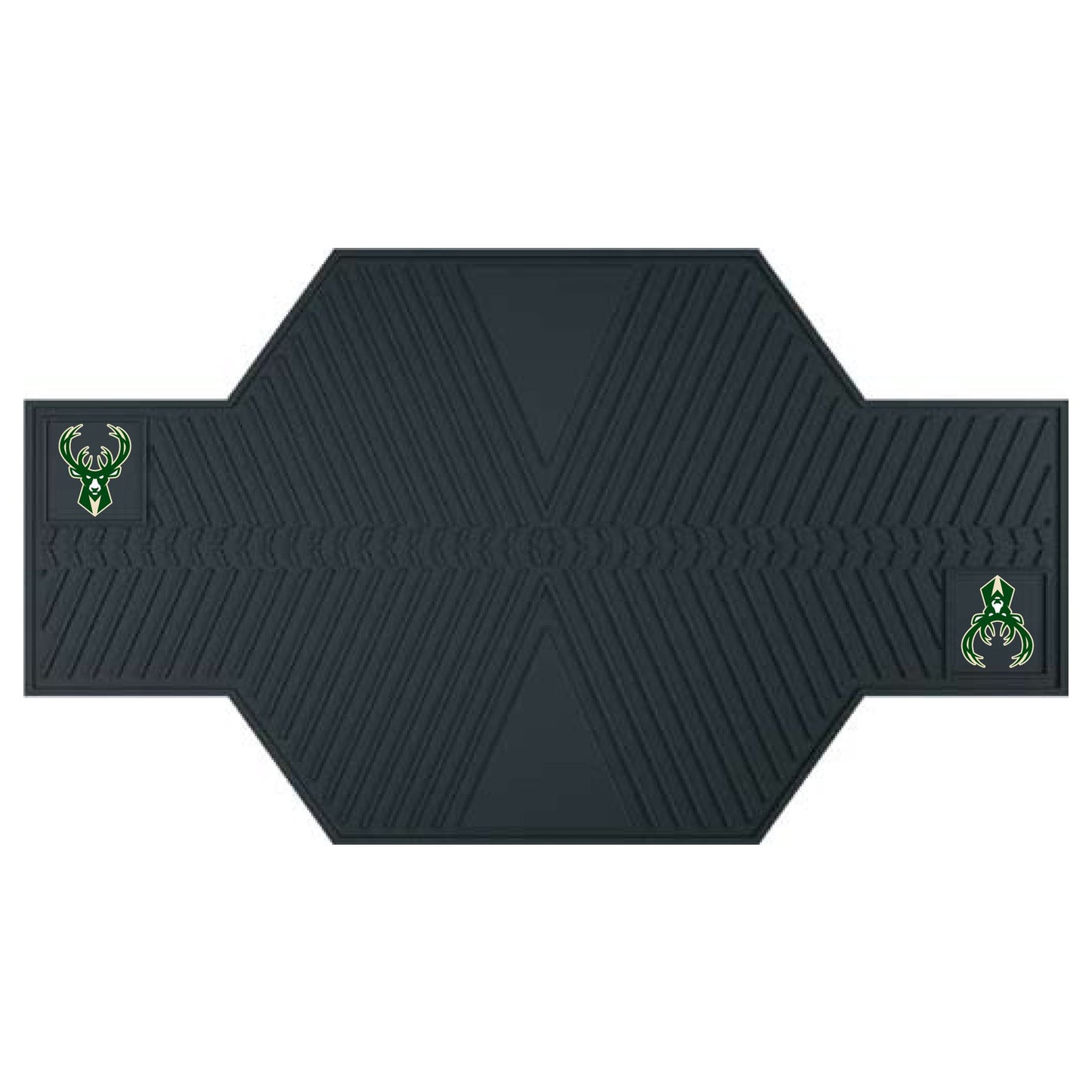 FANMATS 15384 NBA Milwaukee Bucks Motorcycle Mat