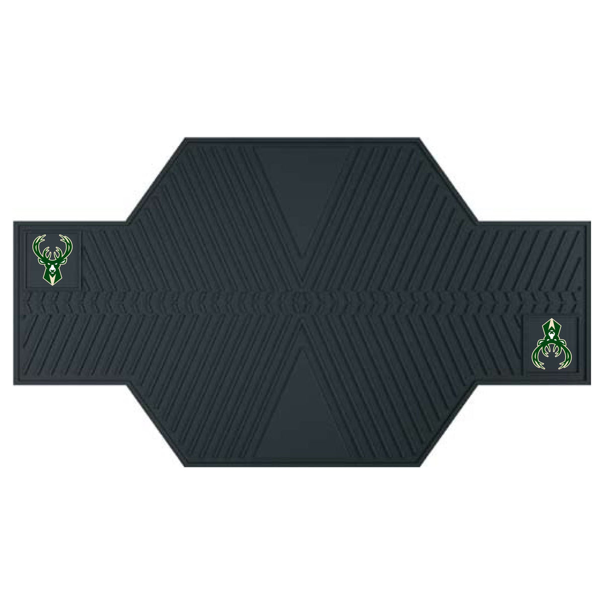 FANMATS 15384 NBA Milwaukee Bucks Motorcycle Mat