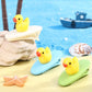 100Pcs Mini Resin Ducks,Small Plastic Ducks Tiny Ducks. For Miniature Dollhouse Decor Accessories,Miniature Characters Fairy Gar