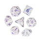 Hddais Dnd Dice Set, 7Pcs Resin D&D Dice Rpg Polyhedral Dice Set With Gift Case For Dungeons And Dragons And Other Tabletop Game