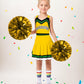 ZapLute Cheerleader Costume for Girls  Cheerleader Outfit for Halloween  Birthday Gifts  School Events  Cheerleading Practice  7-8 Years