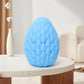 Flavery 3D Printed Dragon Egg - Large Surprise Egg Toy With Candy Blue Flexible Dragon, 3D Printed Gift, Articulated Dragon Egg