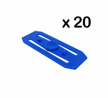 3D Printed Racetrack Connectors Set Of 20 Compatible With Hotwheels Track Sets