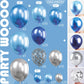 Partywoo Blue Shades Balloon Garland Kit, 142 Pcs Shades Of Blue Balloons Different Sizes Pack Of 18 Inch 12 Inch 10 Inch 5 Inch For Balloon Garland Or Arch As Birthday Decorations, Party Decorations