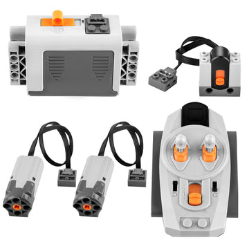 Jiaojiren 5-In-1 Motor Kit Compatible With Lego Technic Motor Power Set With Powerful Motors & Remote Control Comprehensive Tech