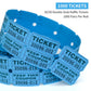 L LIKED 2000 Raffle Tickets - Double Rolls 50/50, 1000 Pairs, 4.8x4.6x4.0 inches, Assorted Colors